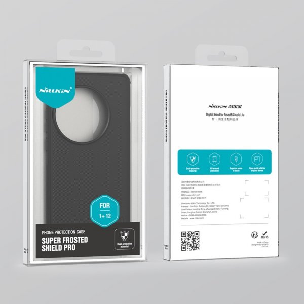 Nillkin OnePlus 12 Deksel Super Frosted Shield Pro Svart