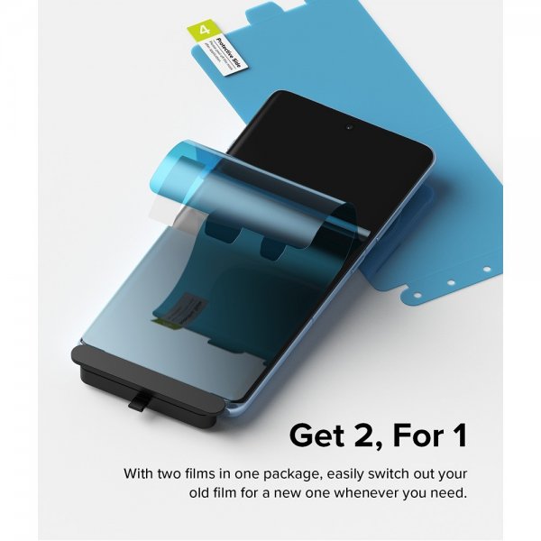 Ringke OnePlus 12R Skjermbeskytter Dual Easy Film 2-pakning