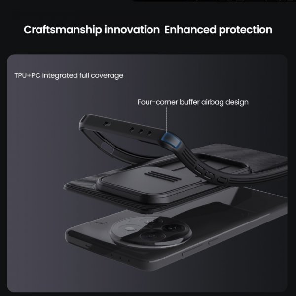 Nillkin OnePlus 13 Deksel CamShield Pro Svart