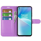 OnePlus Nord 2T Etui Litchi Lilla