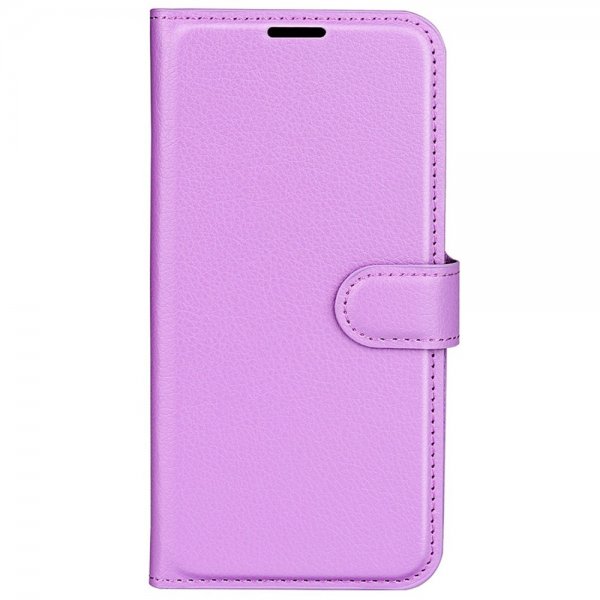 OnePlus Nord 2T Etui Litchi Lilla