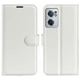 OnePlus Nord CE 2 5G Etui Litchi Hvit