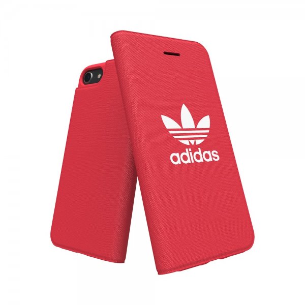 Adidas iPhone 6/6S/7/8/SE Etui OR Booklet Case ADICOLOR SS18 Rød
