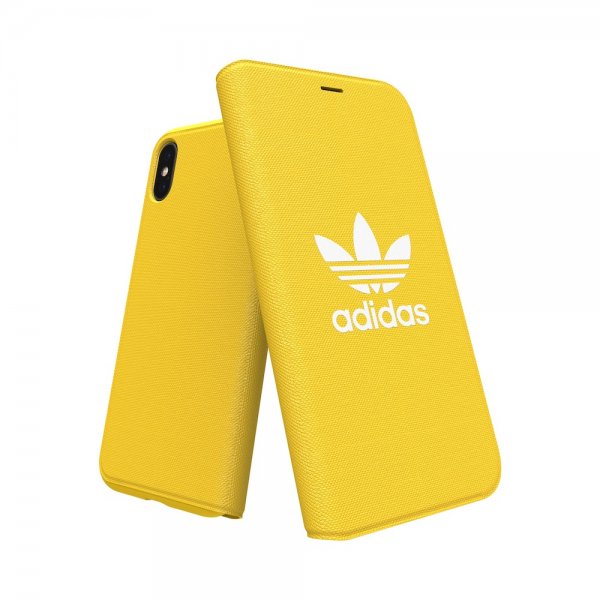 Adidas iPhone X/Xs Etui OR Booklet Case ADICOLOR SS18 Gul