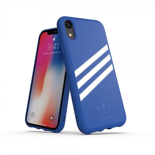 Adidas iPhone Xr Deksel OR Moulded Case Suede FW18 Collegiate Royal