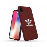 Adidas iPhone Xs Max Deksel OR Moulded Case Canvas FW18 Maroon