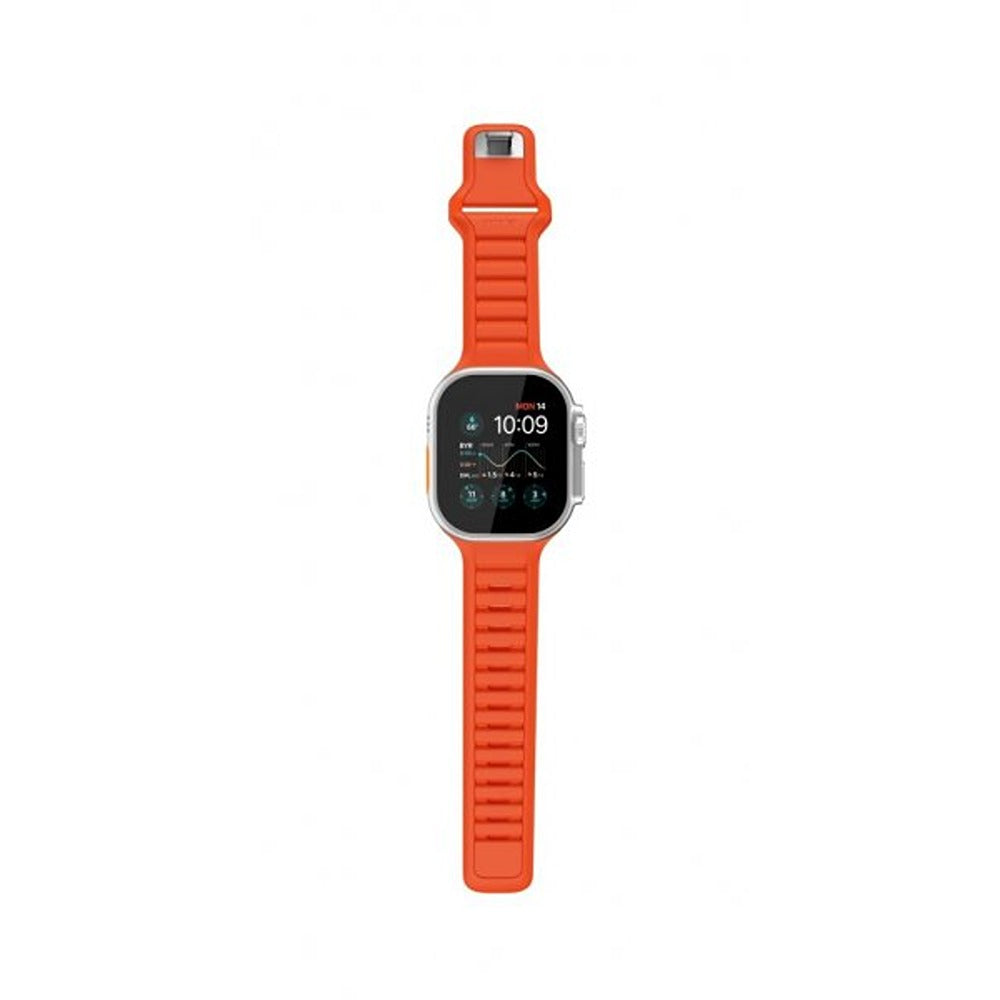 KeyBudz Apple Watch 44/45/46mm/Apple Watch Ultra Armbånd Journey Electric Orange