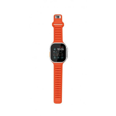 KeyBudz Apple Watch 44/45/46mm/Apple Watch Ultra Armbånd Journey Electric Orange