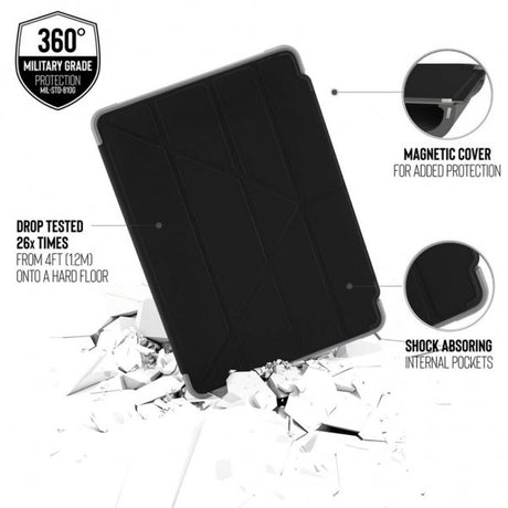 Pipetto iPad Air 2019 (gen 3)/iPad Pro 10.5 Etui Origami Shield Marineblå