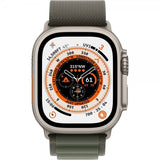 Apple Original Apple Watch Ultra 49mm Armbånd Alpine Loop Large Grønn