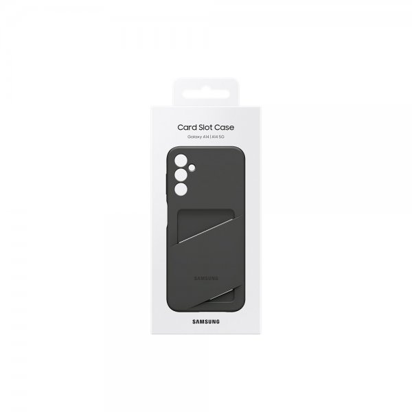 Samsung Original Galaxy A14 Deksel Card Slot Case Svart