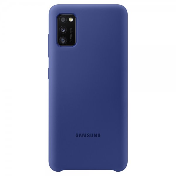 Samsung Original Galaxy A41 Deksel Silikoni Cover Blå