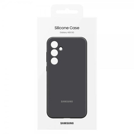 Samsung Original Galaxy A55 Deksel Silicone Case Svart