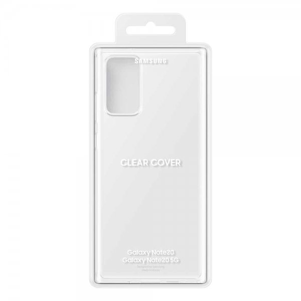 Samsung Original Galaxy Note 20 Deksel Clear Cover Transparent