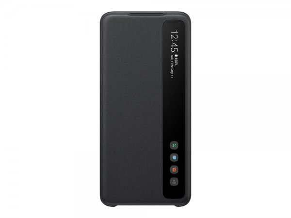 Samsung Original Galaxy S20 Etui Smart Clear View Cover Svart
