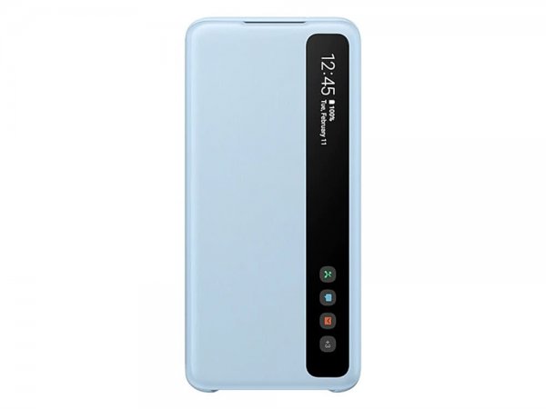Samsung Original Galaxy S20 Etui Smart Clear View Cover Blå