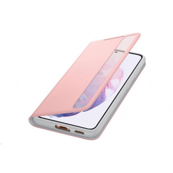 Samsung Original Galaxy S21 Etui Smart Clear View Cover Rosa