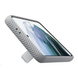 Samsung Original Galaxy S21 Deksel Protective Standing Cover Lysegrå
