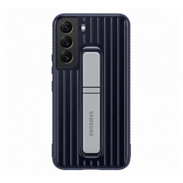 Samsung Original Galaxy S22 Plus Deksel Protective Standing Cover Navy