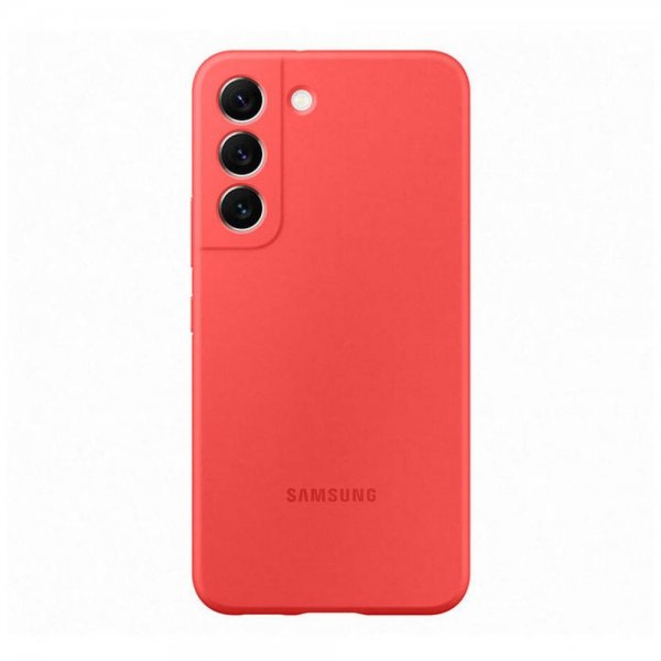Samsung Original Galaxy S22 Plus Deksel Silicone Cover Coral