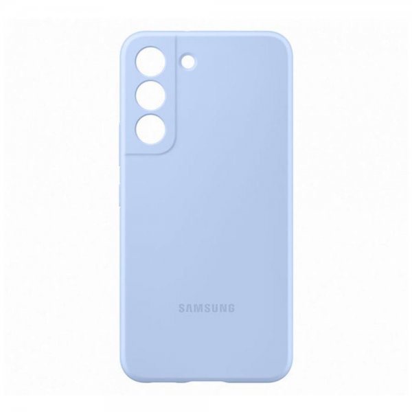 Samsung Original Galaxy S22 Plus Deksel Silicone Cover Sky Blue