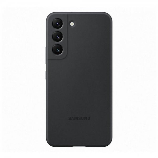 Samsung Original Galaxy S22 Plus Deksel Silicone Cover Svart