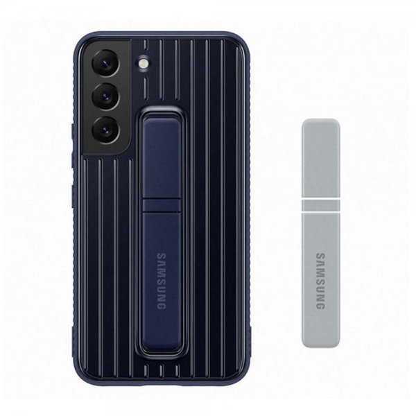 Samsung Original Galaxy S22 Deksel Protective Standing Cover Navy