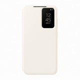 Samsung Original Galaxy S23 Etui Smart View Wallet Case Cream