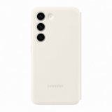 Samsung Original Galaxy S23 Plus Etui Smart View Wallet Case Cream