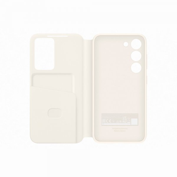 Samsung Original Galaxy S23 Etui Smart View Wallet Case Cream