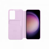 Samsung Original Galaxy S23 Plus Etui Smart View Wallet Case Lavender