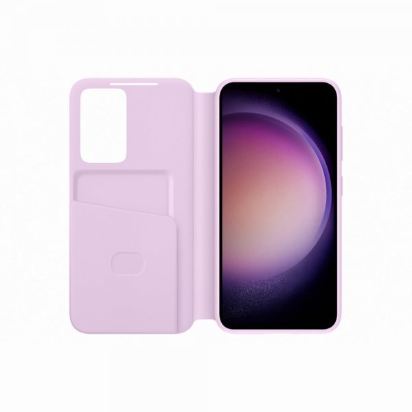 Samsung Original Galaxy S23 Etui Smart View Wallet Case Lavender