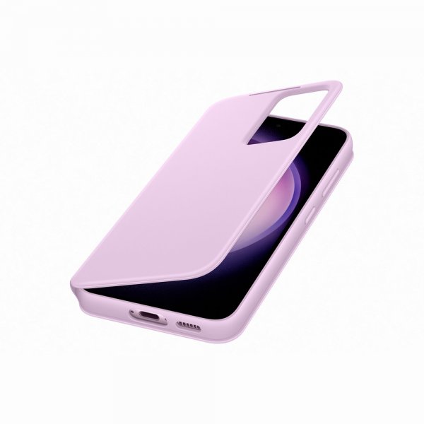 Samsung Original Galaxy S23 Etui Smart View Wallet Case Lavender