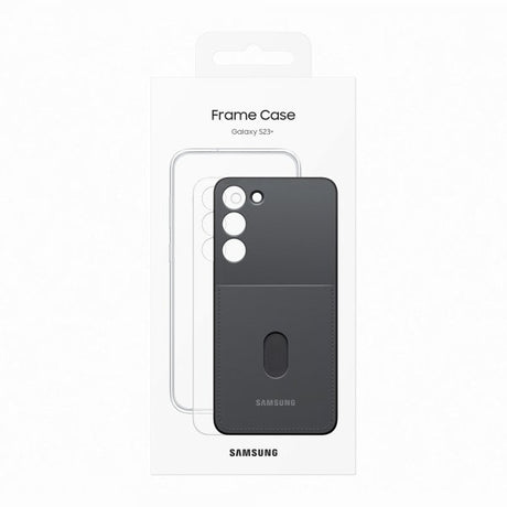 Samsung Original Galaxy S23 Plus Deksel Frame Case Svart