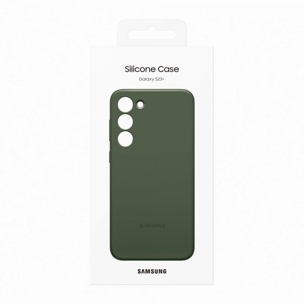 Samsung Original Galaxy S23 Plus Deksel Silicone Case Khaki
