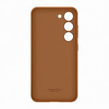 Samsung Original Galaxy S23 Deksel Leather Cover Camel