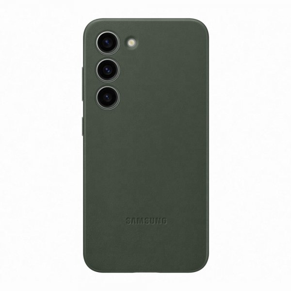 Samsung Original Galaxy S23 Deksel Leather Cover Grønn