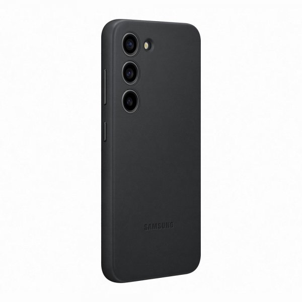 Samsung Original Galaxy S23 Deksel Leather Case Svart