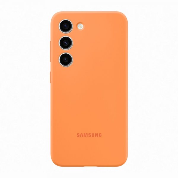 Samsung Original Galaxy S23 Deksel Silicone Case Oransje