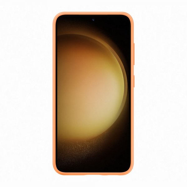 Samsung Original Galaxy S23 Deksel Silicone Case Oransje