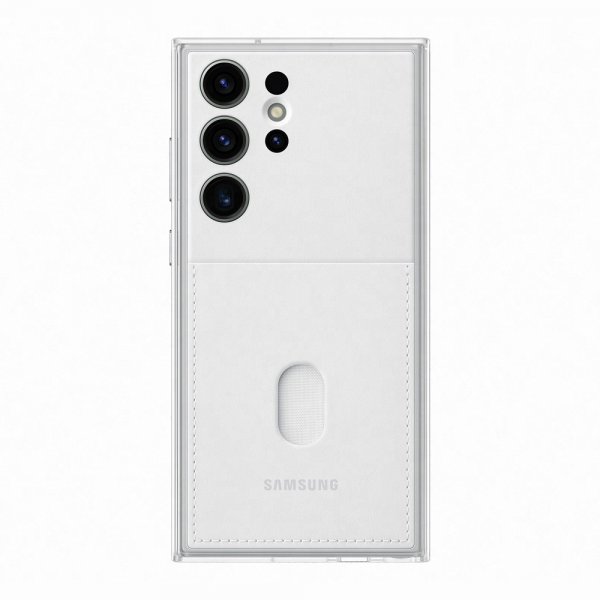 Samsung Original Galaxy S23 Ultra Deksel Frame Case Hvit