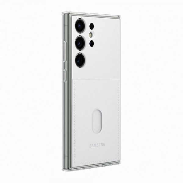 Samsung Original Galaxy S23 Ultra Deksel Frame Case Hvit