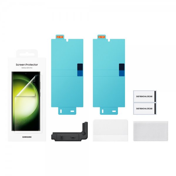 Samsung Original Galaxy S23 Ultra Skjermbeskytter Screen Protector 2-pakning