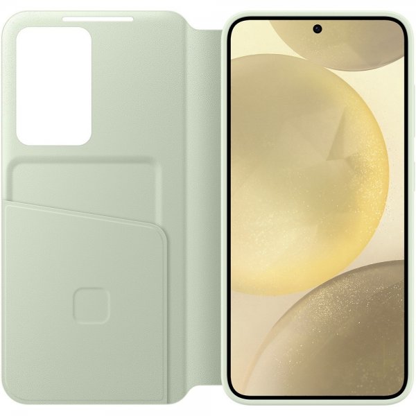 Samsung Original Galaxy S24 Etui Smart View Wallet Case Light Green