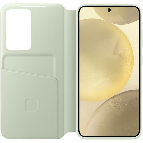 Samsung Original Galaxy S24 Etui Smart View Wallet Case Light Green