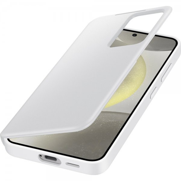 Samsung Original Galaxy S24 Etui Smart View Wallet Case Hvit