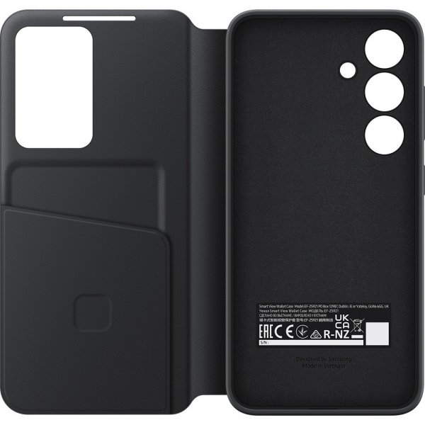 Samsung Original Galaxy S24 Plus Etui Smart View Wallet Case Svart