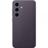Samsung Galaxy S24 Plus Deksel Vegan Leather Case Dark Violet