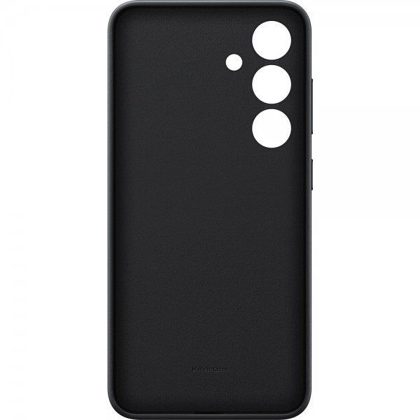 Samsung Original Galaxy S24 Plus Deksel Vegan Leather Case Svart