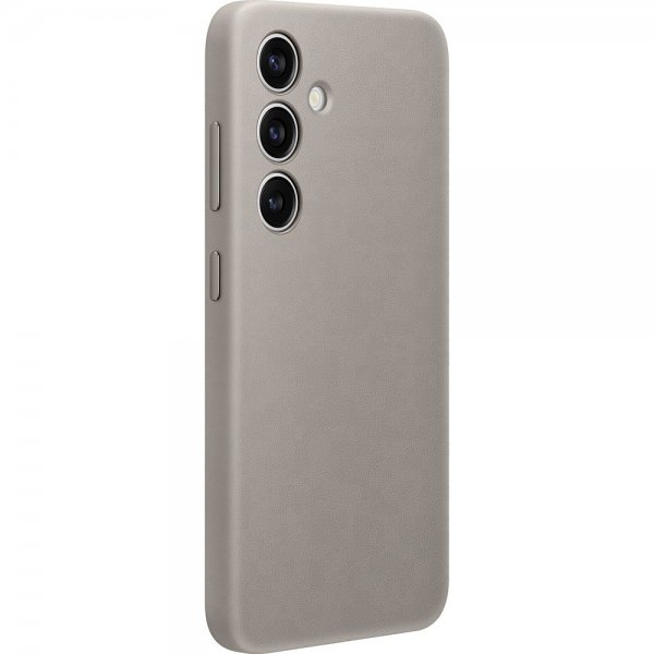 Samsung Original Galaxy S24 Plus Deksel Vegan Leather Case Taupe
